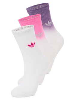 Artikelbild Damen Socken im 3er-Pack von adidas Originals in weiß lila gemustert