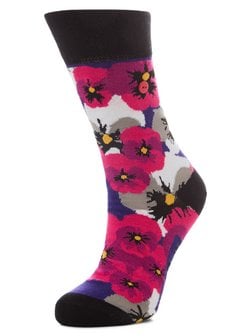 Artikelbild Damen Socken von Unabux in pink schwarz gemustert