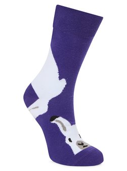 Artikelbild Damen Socken von Unabux in lila weiß gemustert