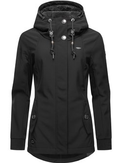 Artikelbild Damen Softshelljacke - Monadde Softshell von Ragwear in schwarz uni