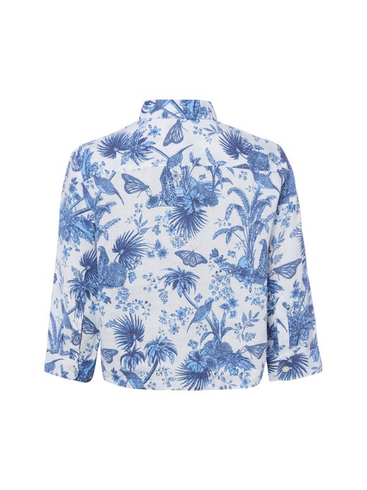 Damen Sommerbluse aus Leinen - Liane