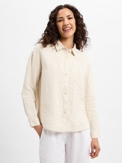 Artikelbild Damen Sommerbluse aus Leinen von Marie Lund in beige uni