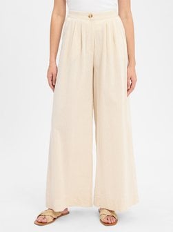 Artikelbild Damen Sommerhose mit Leinen-Anteil - VIEtni von Vila in sand meliert