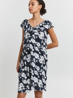 Artikelbild Damen Sommerkleid - IHMARRAKECH von Ichi in blau gemustert
