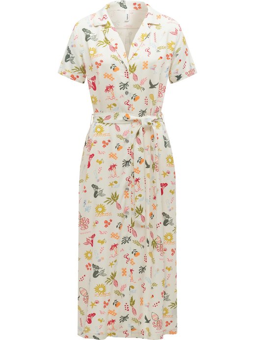 Damen Sommerkleid - Sawira Long Print