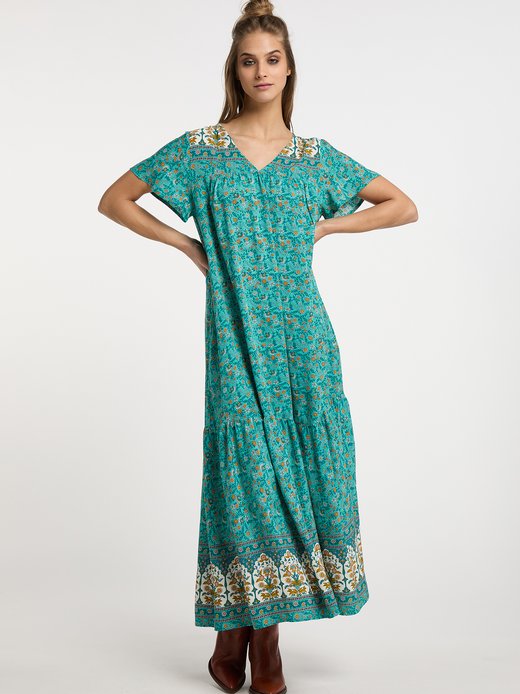 Damen Sommerkleid mit Blumenprint