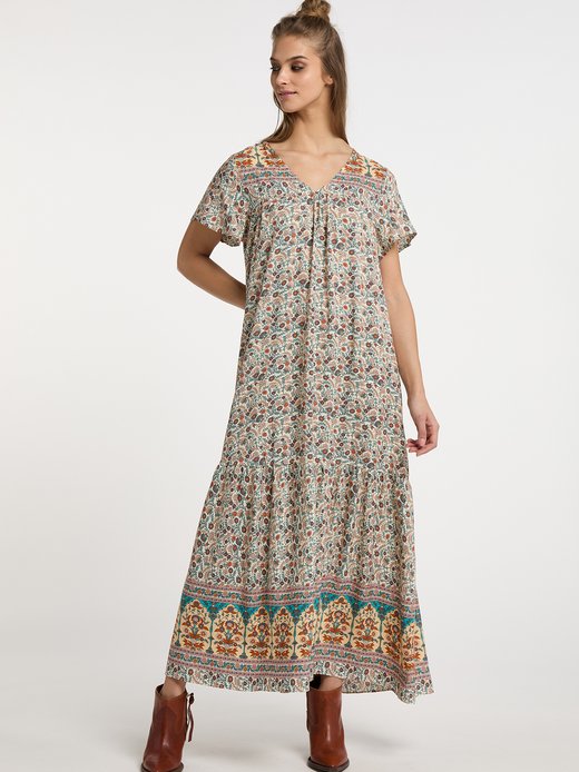 Damen Sommerkleid mit Blumenprint