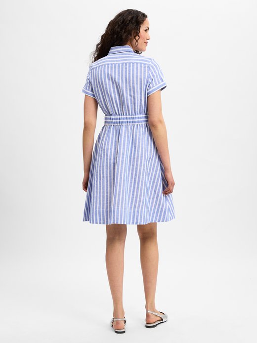 Damen Sommerkleid mit Leinen-Anteil