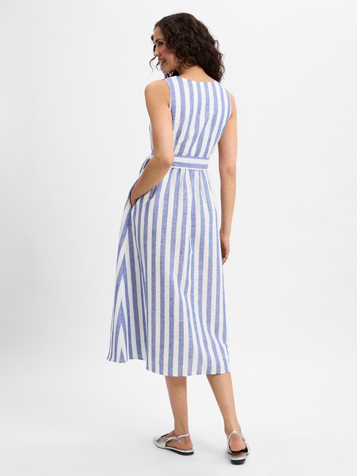 Damen Sommerkleid mit Leinen-Anteil