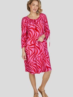 Artikelbild Damen Sommerkleid von White Label in rosa bedruckt