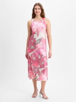 Artikelbild Damen Sommerkleid von V by Vera Mont in rosa mehrfarbig gemustert