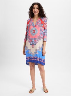 Artikelbild Damen Sommerkleid von Betty Barclay in rosa blau gemustert