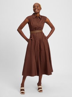 Artikelbild Damen Sommerkleid von Ambiance in mocca uni