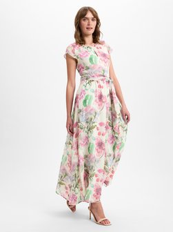 Artikelbild Damen Sommerkleid von More & More in zitrone altrosa gemustert