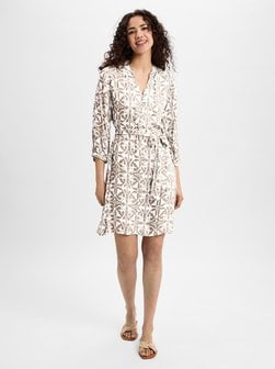 Artikelbild Damen Sommerkleid von Marie Lund in melange weiß gemustert