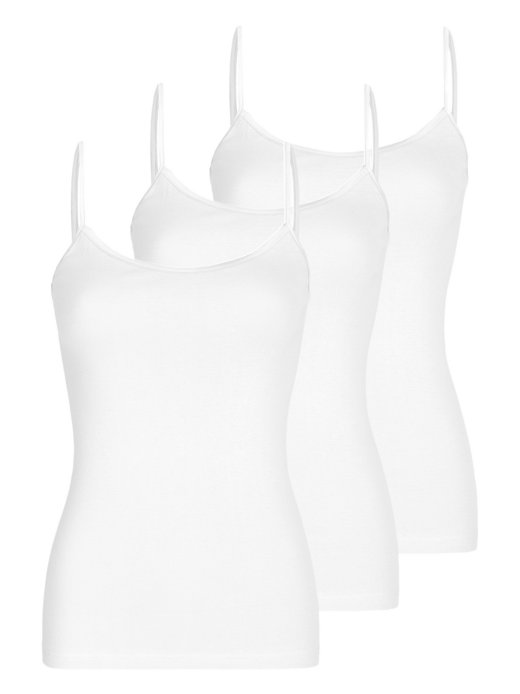 Damen Spaghetti Top - 3er Pack Daily