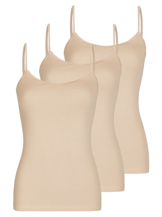 Damen Spaghetti Top - 3er Pack Daily