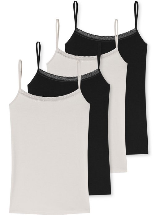 Damen Spaghettitop  -  Cotton Lace