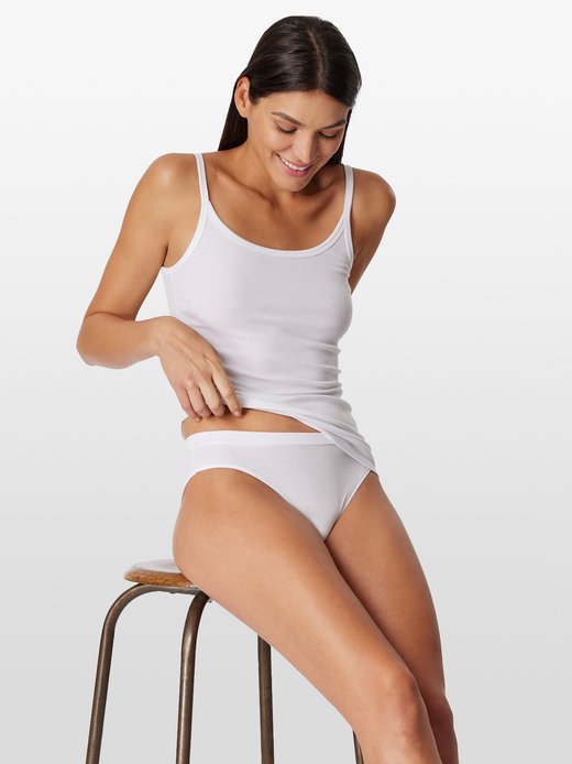 Damen Spaghettitop  -  Pure Rib