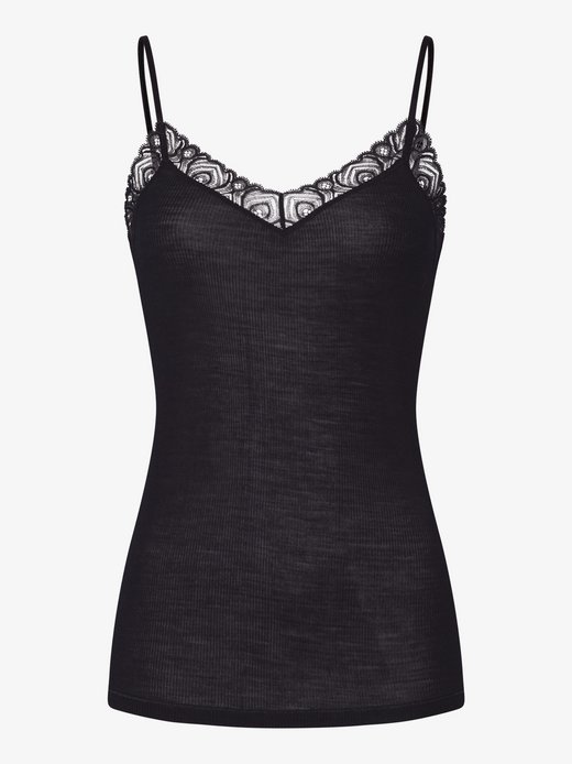 Damen Spaghettitop  -  Woolen Lace