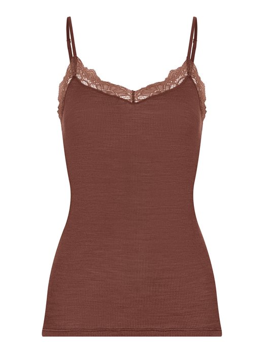 Damen Spaghettitop  -  Woolen Lace