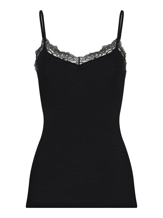 Damen Spaghettitop  -  Woolen Lace
