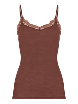 Damen Spaghettitop  -  Woolen Lace