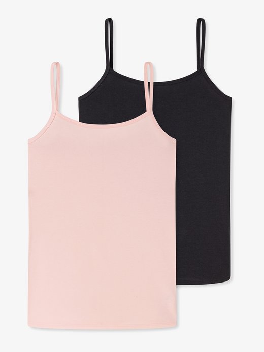 Damen Spaghettitops  -  2er-Pack Cotton Essentials