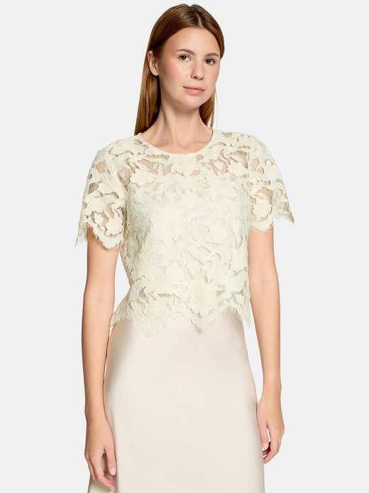 Damen Spitzen T-Shirt