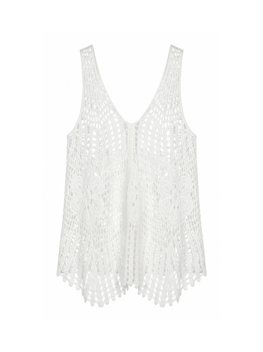 Damen Spitzen Top
