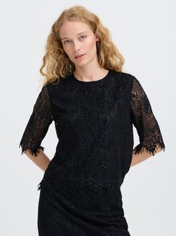 Damen Spitzenbluse BYPASCALACE