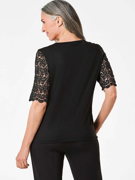 Damen Spitzenshirt