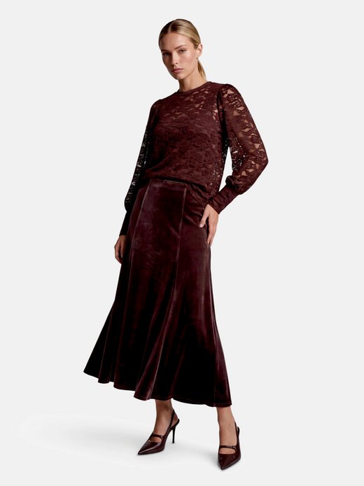 Damen Spitzenshirt