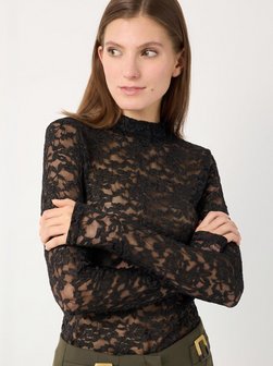 Damen Spitzenshirt