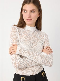 Damen Spitzenshirt