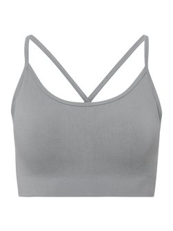 Artikelbild Damen Sport Bustier von Les Lunes in grau uni