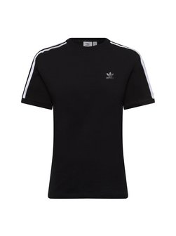 Artikelbild Damen Sport T-Shirt von adidas Originals in schwarz weiß uni