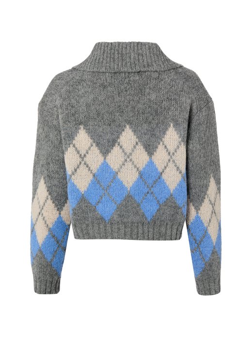 Damen Srickjacke mit Alpakaanteil