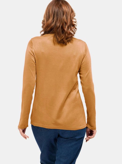 Damen Stehbundpullover