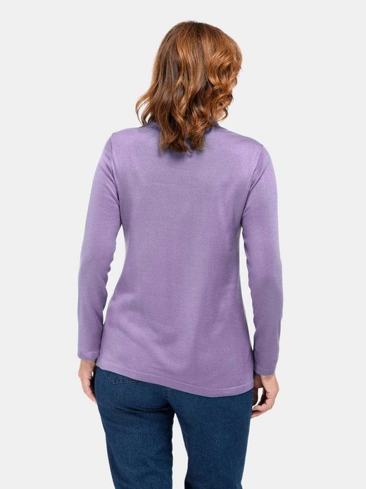 Damen Stehbundpullover