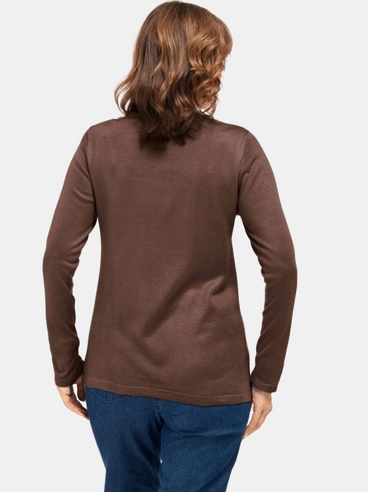 Damen Stehbundpullover