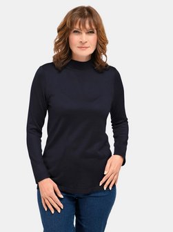 Damen Stehbundpullover