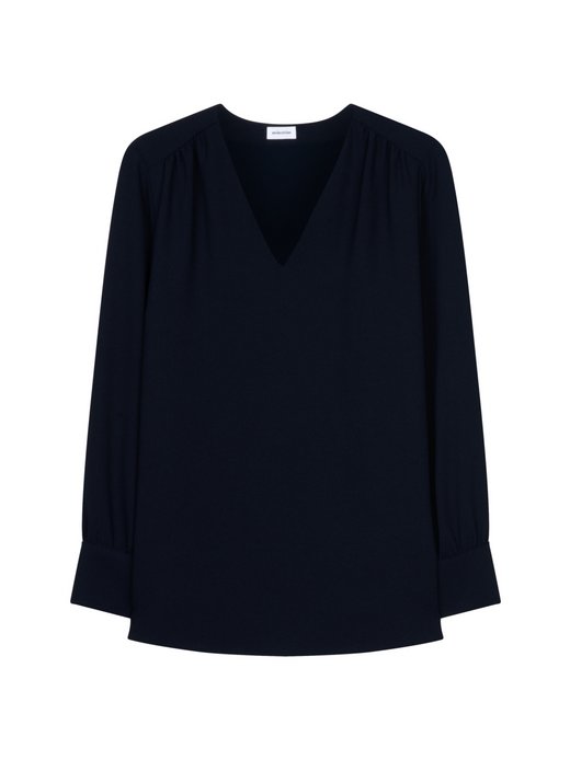 Damen Stehkragenbluse - Regular Fit Fit