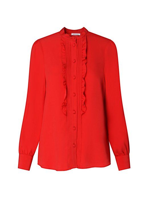 Damen Stehkragenbluse - Regular Fit