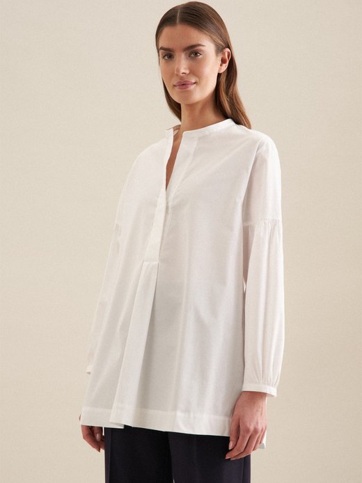 Damen Stehkragenbluse - Regular Fit