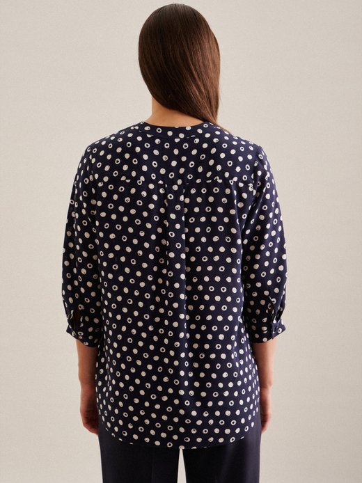 Damen Stehkragenbluse - Regular Fit