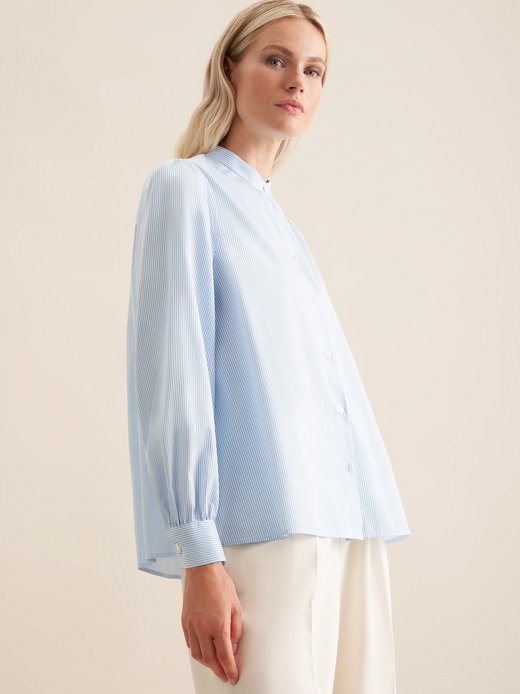 Damen Stehkragenbluse - Regular Fit