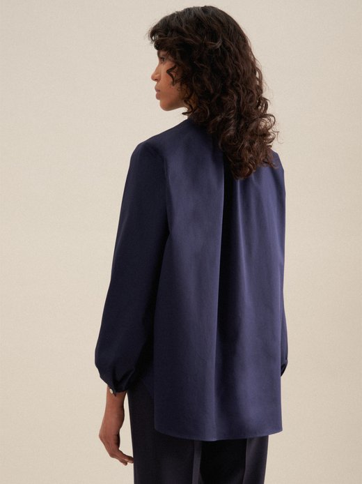 Damen Stehkragenbluse - Regular Fit