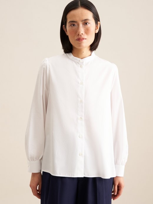 Damen Stehkragenbluse - Regular Fit