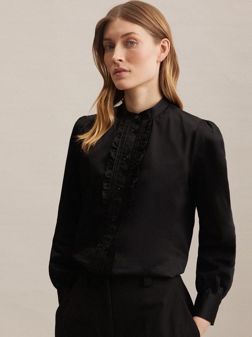 Damen Stehkragenbluse - Regular Fit